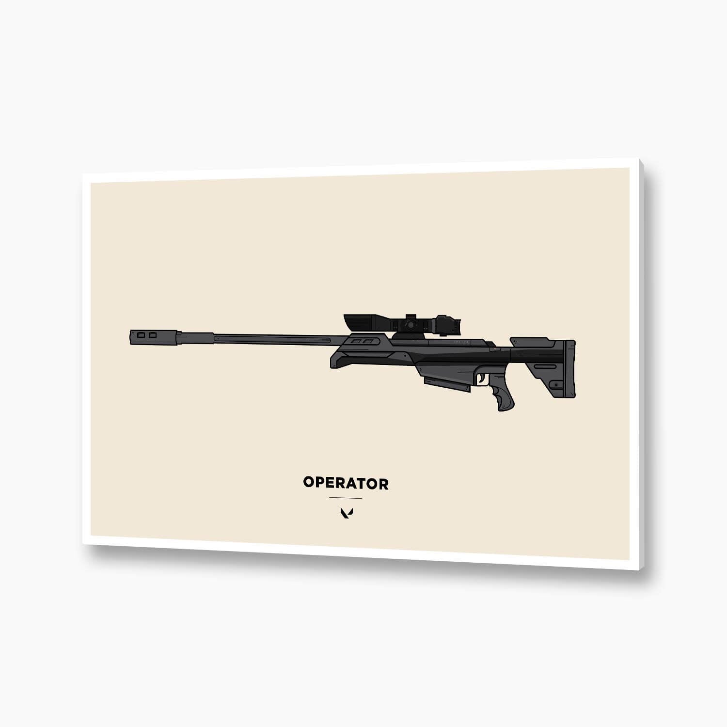 Valorant - Operator Vector Illustration Poster