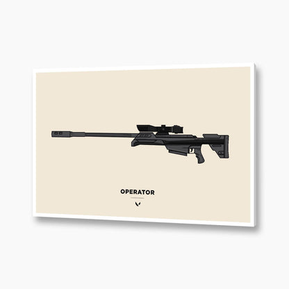 Valorant - Operator Vector Illustration Poster