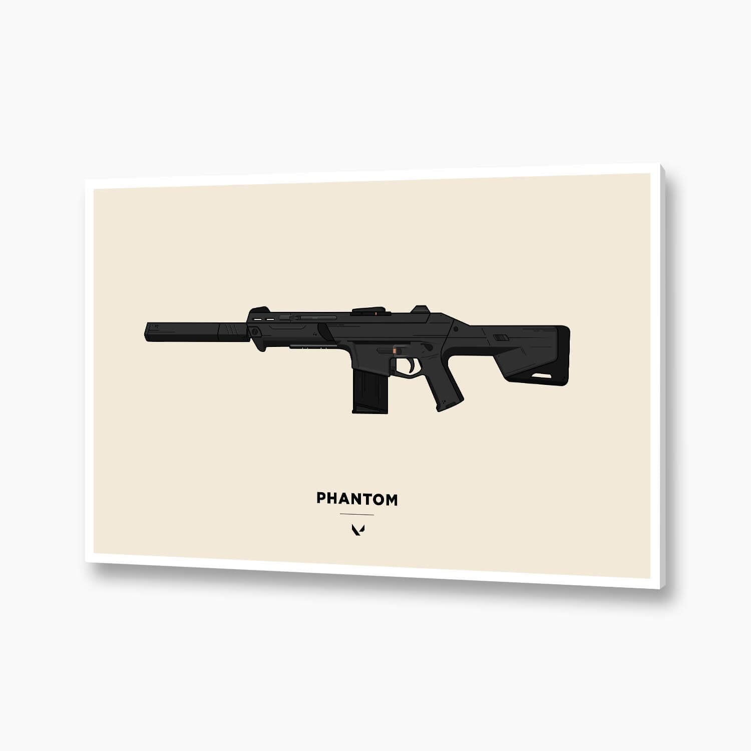 Valorant - Phantom Vector Illustration Poster