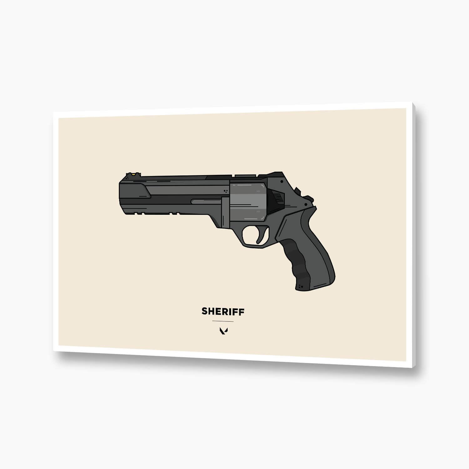 Valorant - Sheriff Vector Illustration Poster