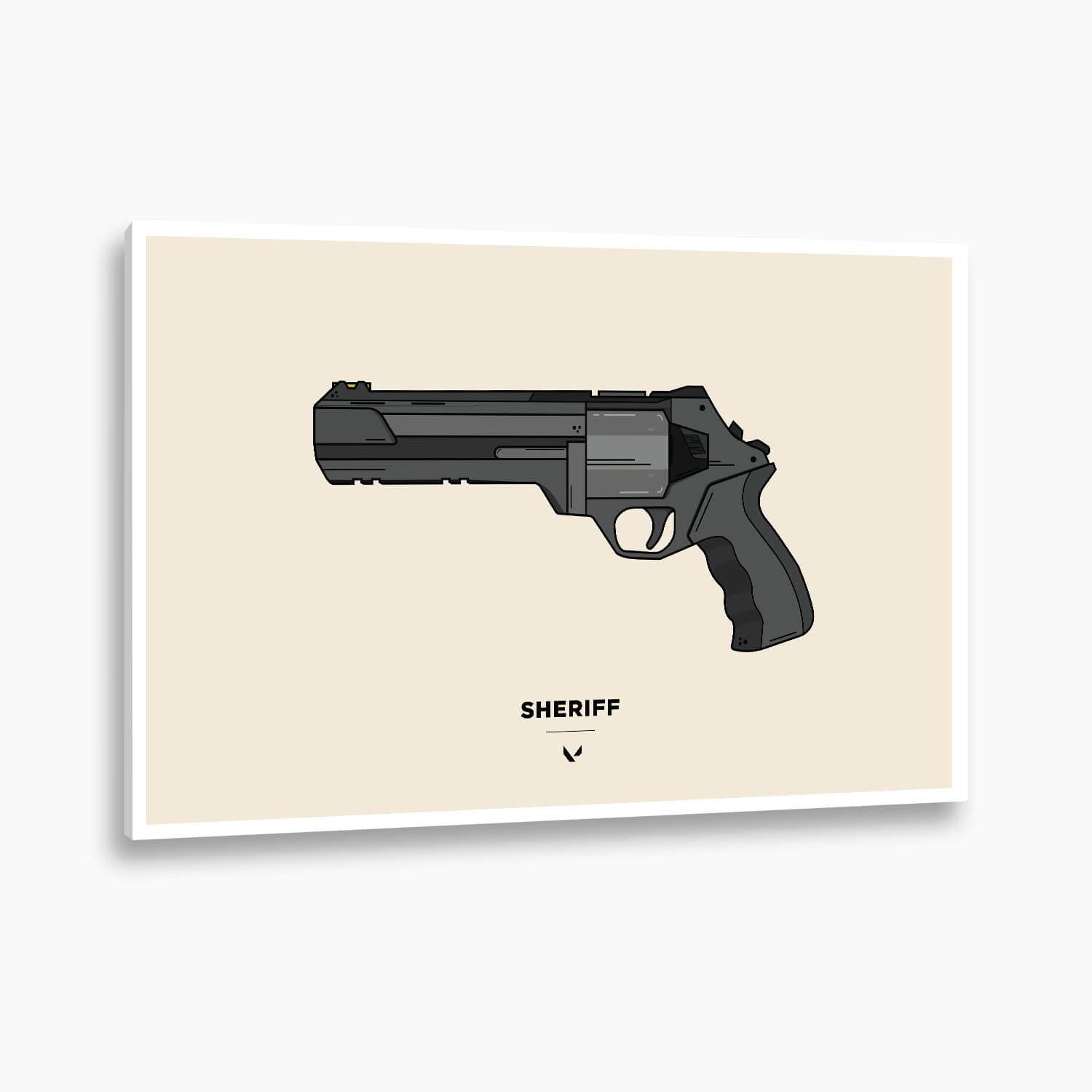 Valorant - Sheriff Vector Illustration Poster