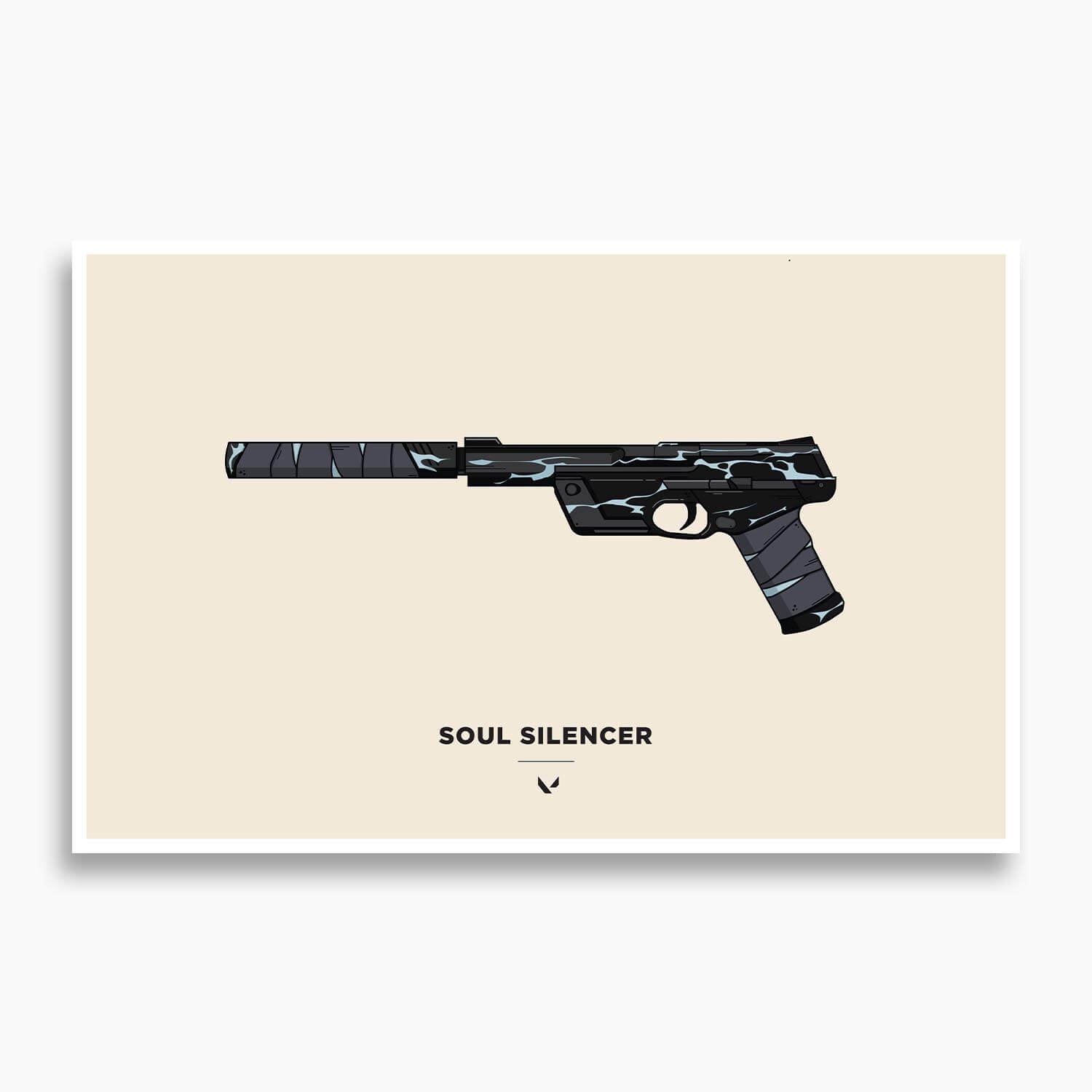 Valorant - Soul Silencer Vector Illustration Poster