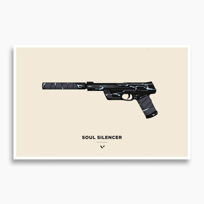 Valorant - Soul Silencer Vector Illustration Poster