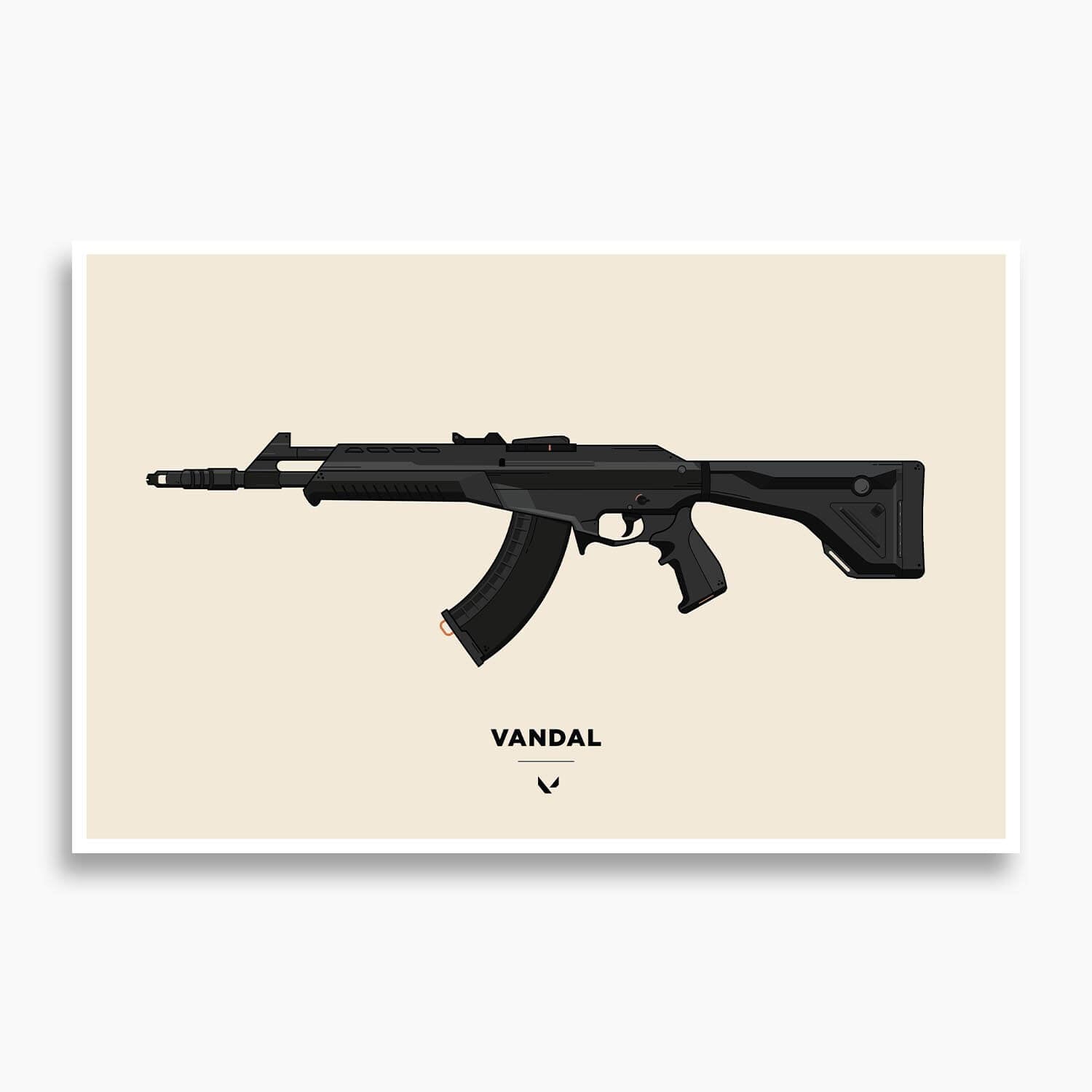 Valorant - Vandal Vector Illustration Poster