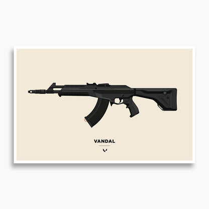 Valorant - Vandal Vector Illustration Poster